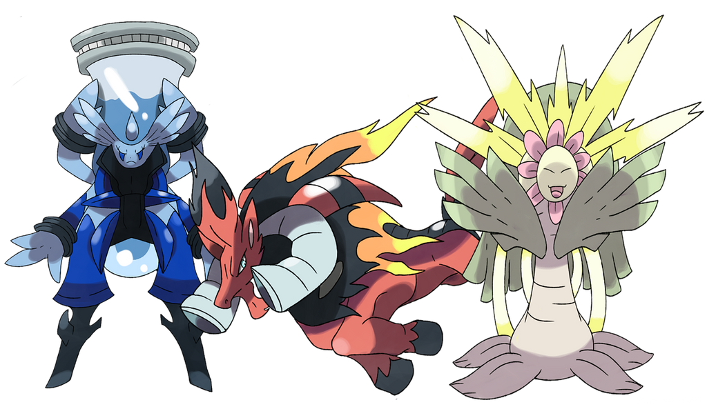 Pokemon Minus and Plus -Starters? by Phatmon on DeviantArt