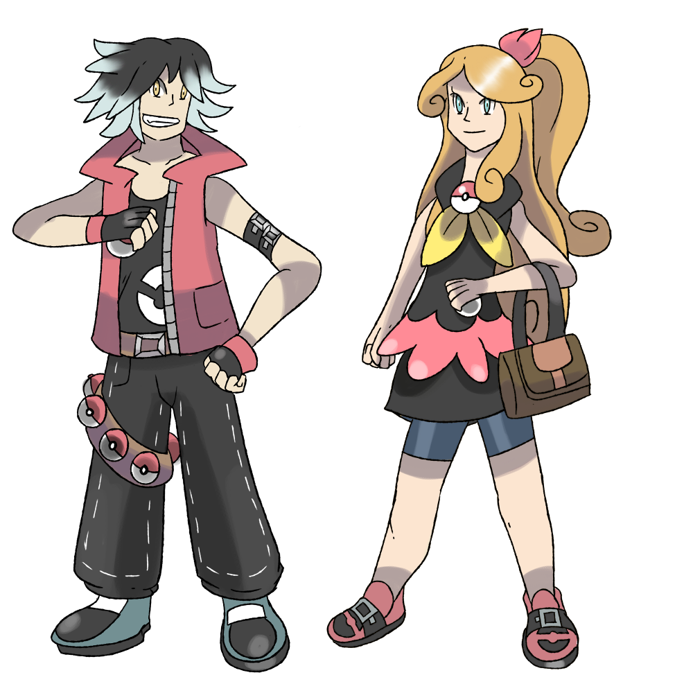 Pokemon Dusk and Dawn Protaganist Updated by Phatmon on DeviantArt