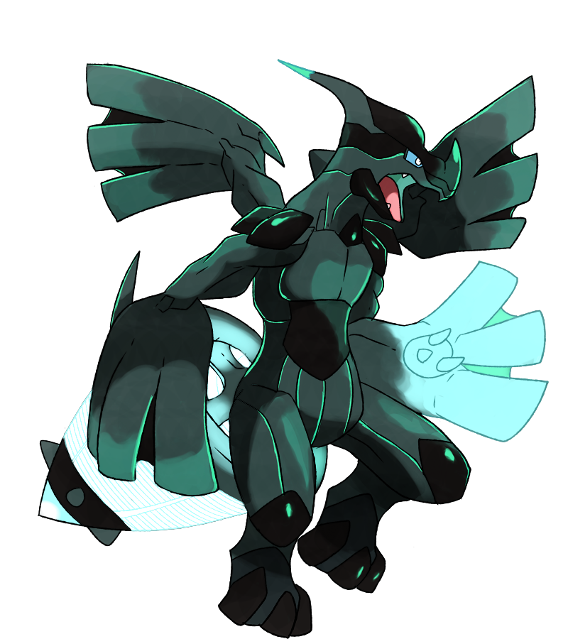 Shiny Zekrom by Phatmon on DeviantArt