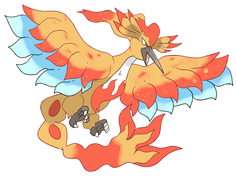 Shiny Moltres by Phatmon on DeviantArt