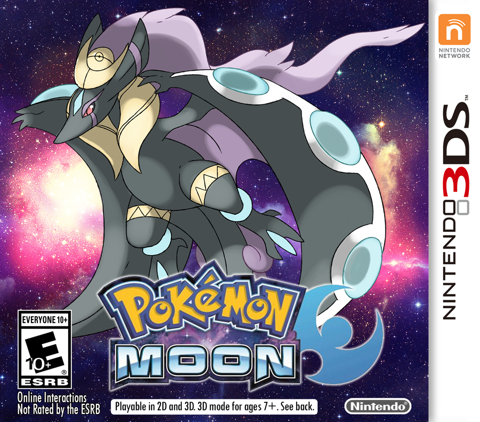 Fake Pokemon Moon Box Art By Phatmon On Deviantart