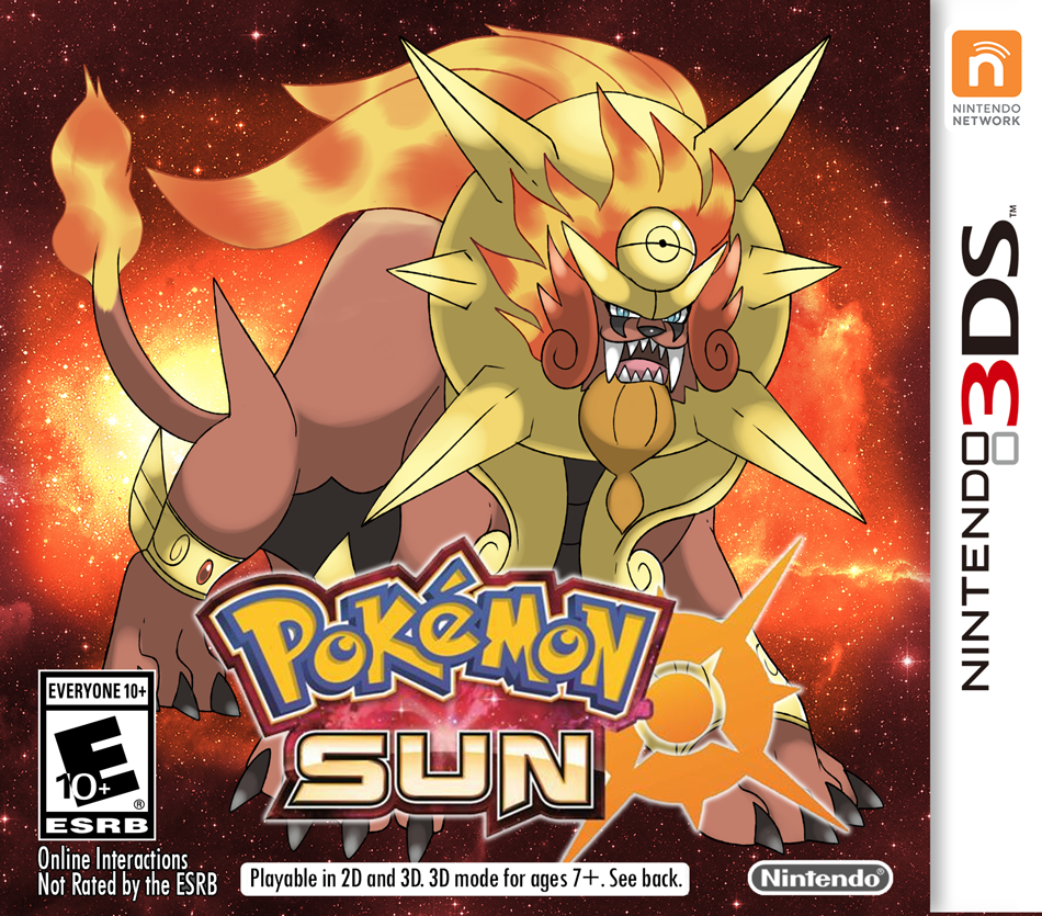 Fake Pokemon Sun Box Art By Phatmon On Deviantart