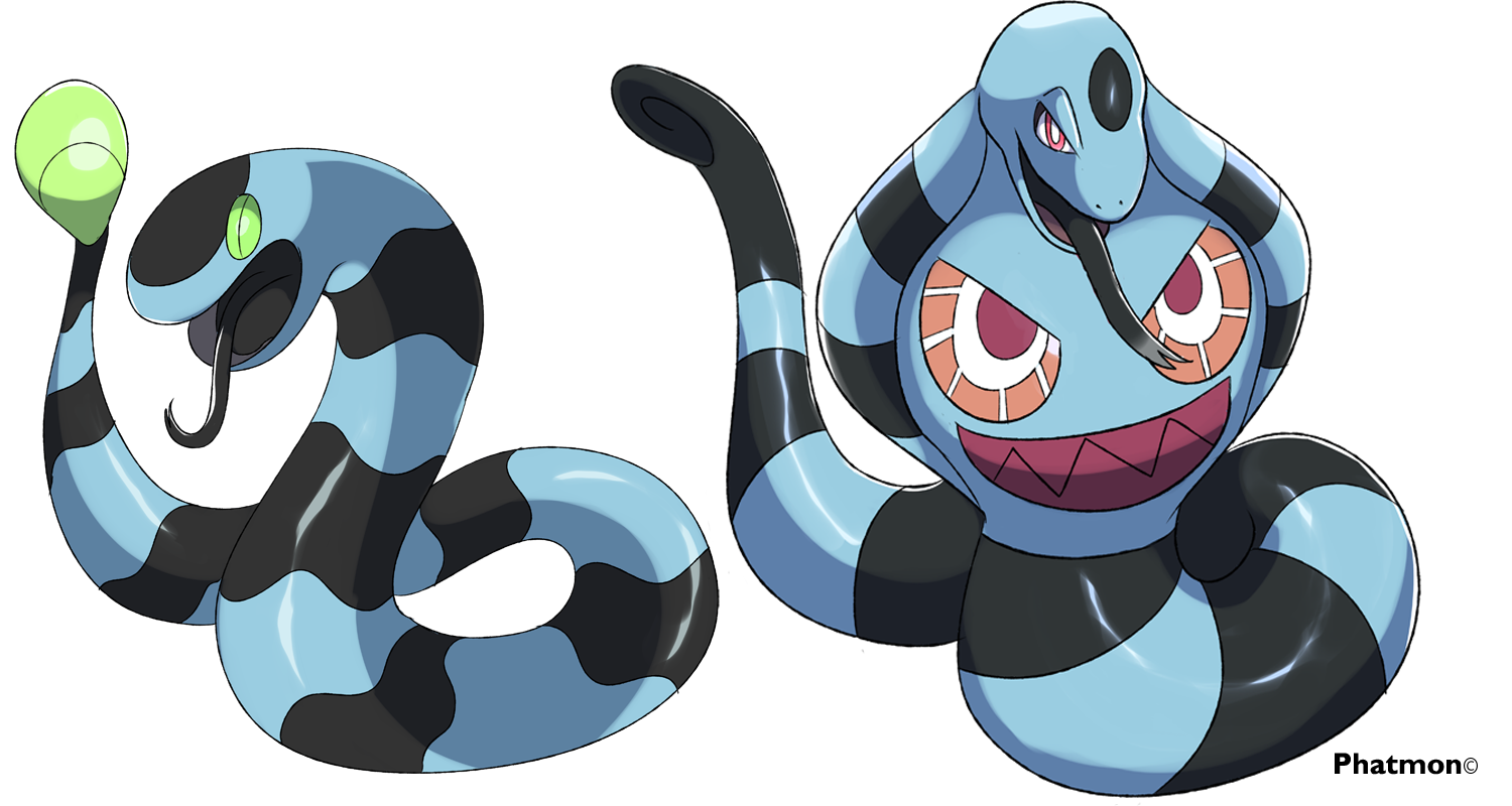 Alolan Ekans and Alolan Arbok