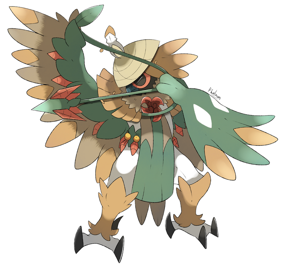 Hisuian Decidueye by Phatmon on DeviantArt