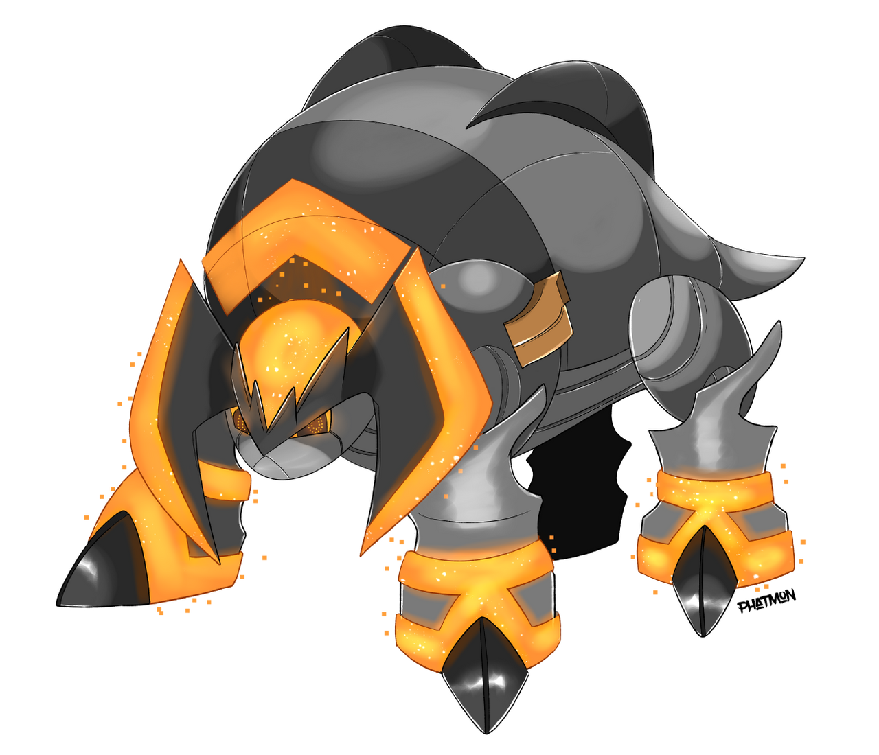 Iron Boulder by Phatmon on DeviantArt