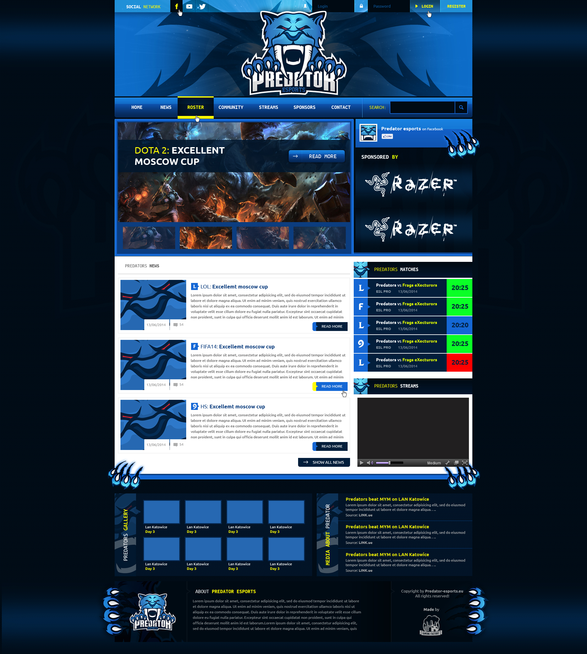 Design for Predator Esport