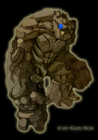 Rock Golem by Kazu Kun