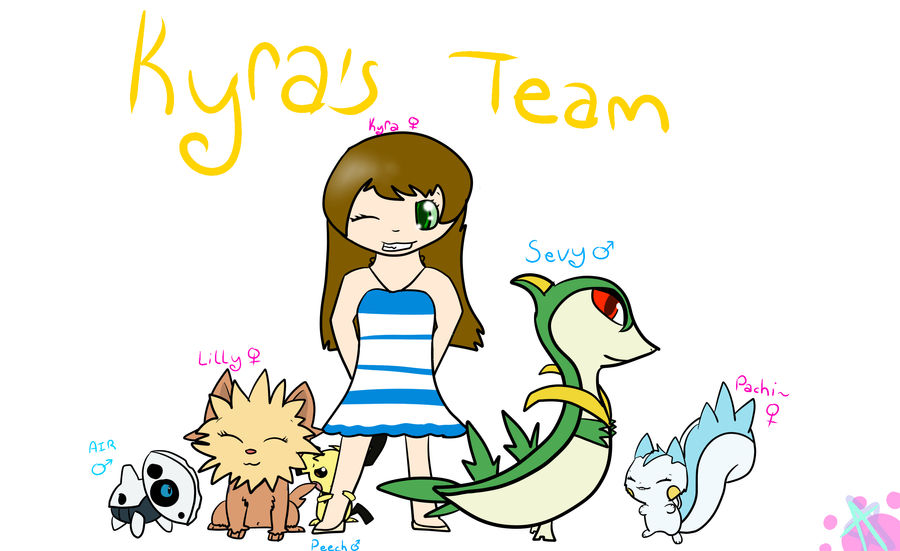 Kyra's Team by KatWolfKid on DeviantArt
