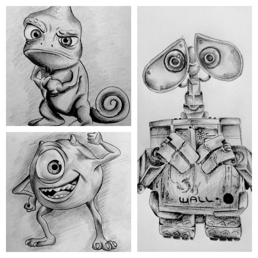 Disney Pixar Drawings by LucindaGuy on DeviantArt