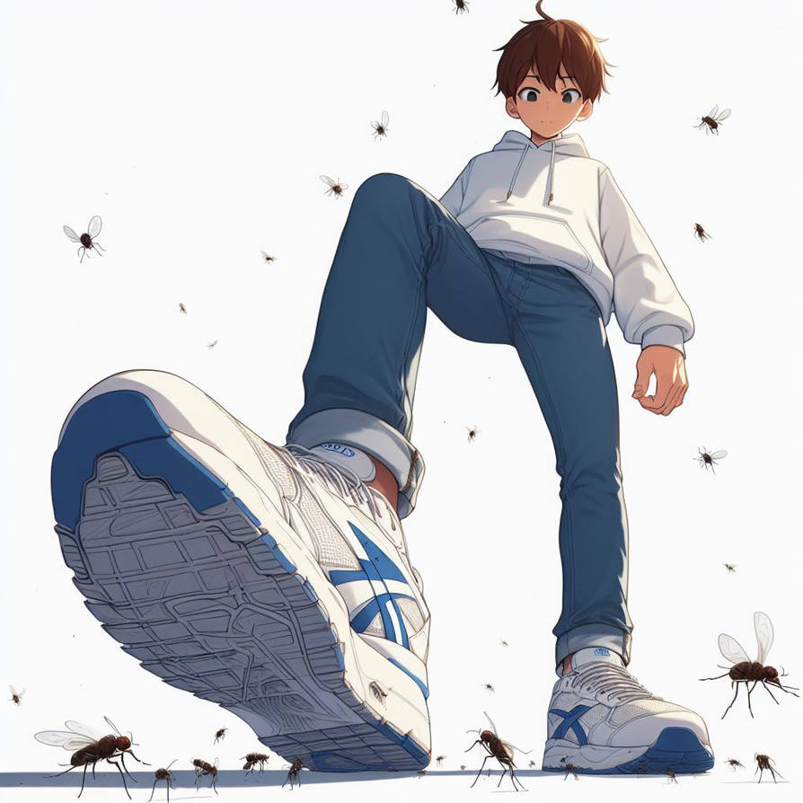 Giant Human from antz casually stepping on insects by jekblom on DeviantArt