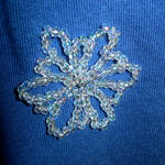 Snowflake Pin by UrsulaPatch