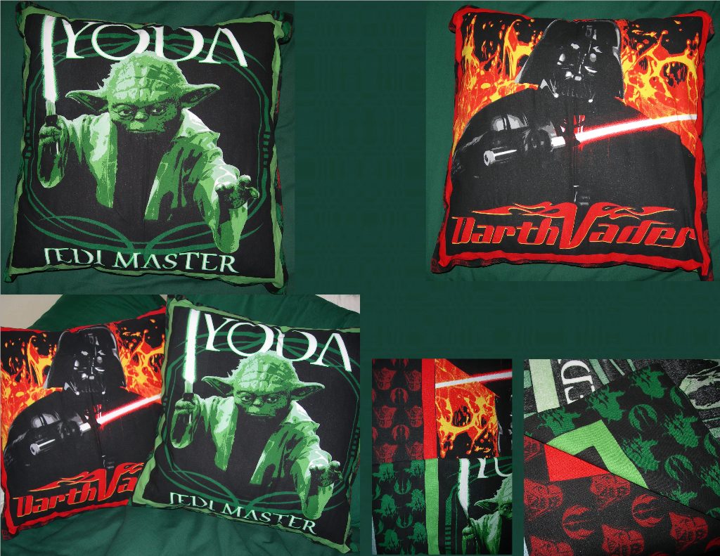 Yoda - Vader Pillows