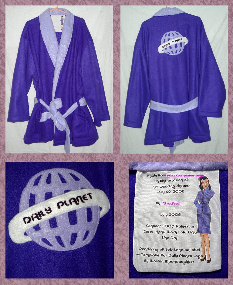 Lois Lane Smoking Jacket-Robe