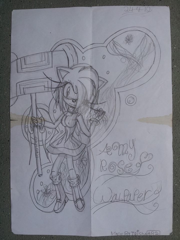 x.X.Amy Rose First Walpapper.X.x