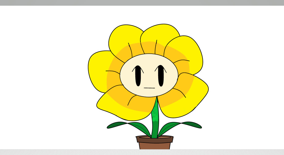 Flowey Small Flowey by inksanscreator on DeviantArt