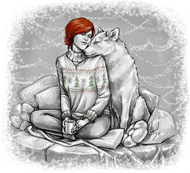 Shani  and the white wolf