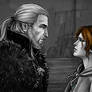 Triss Merigold and Geralt