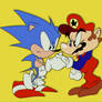 Sonic and Mario Cartoon