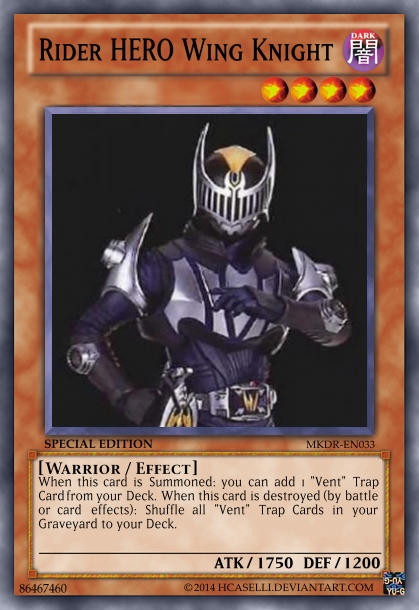 Rider HERO Wing Knight by hcaselli on DeviantArt