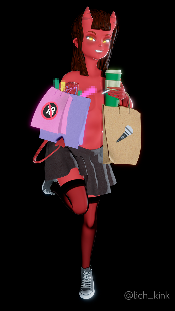 Meru the succubus #5 by LichKink on DeviantArt