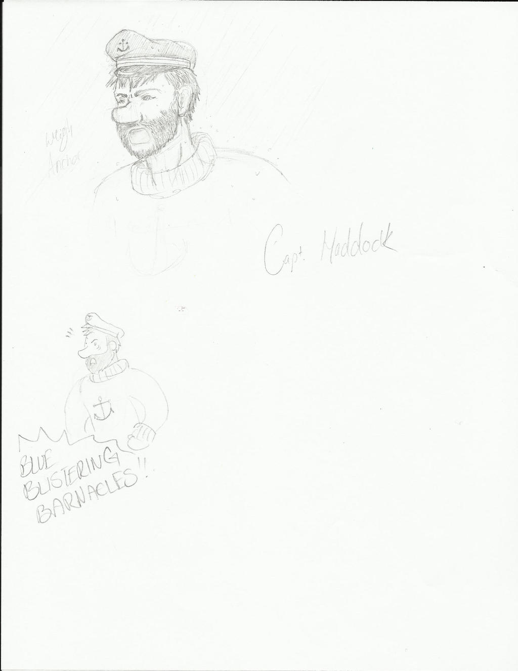 Haddock Quick Drawing Haddock Doodles 1 by bubbleinspace on DeviantArt