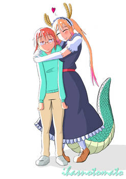 Miss Kobayashi's dragon maid fan art