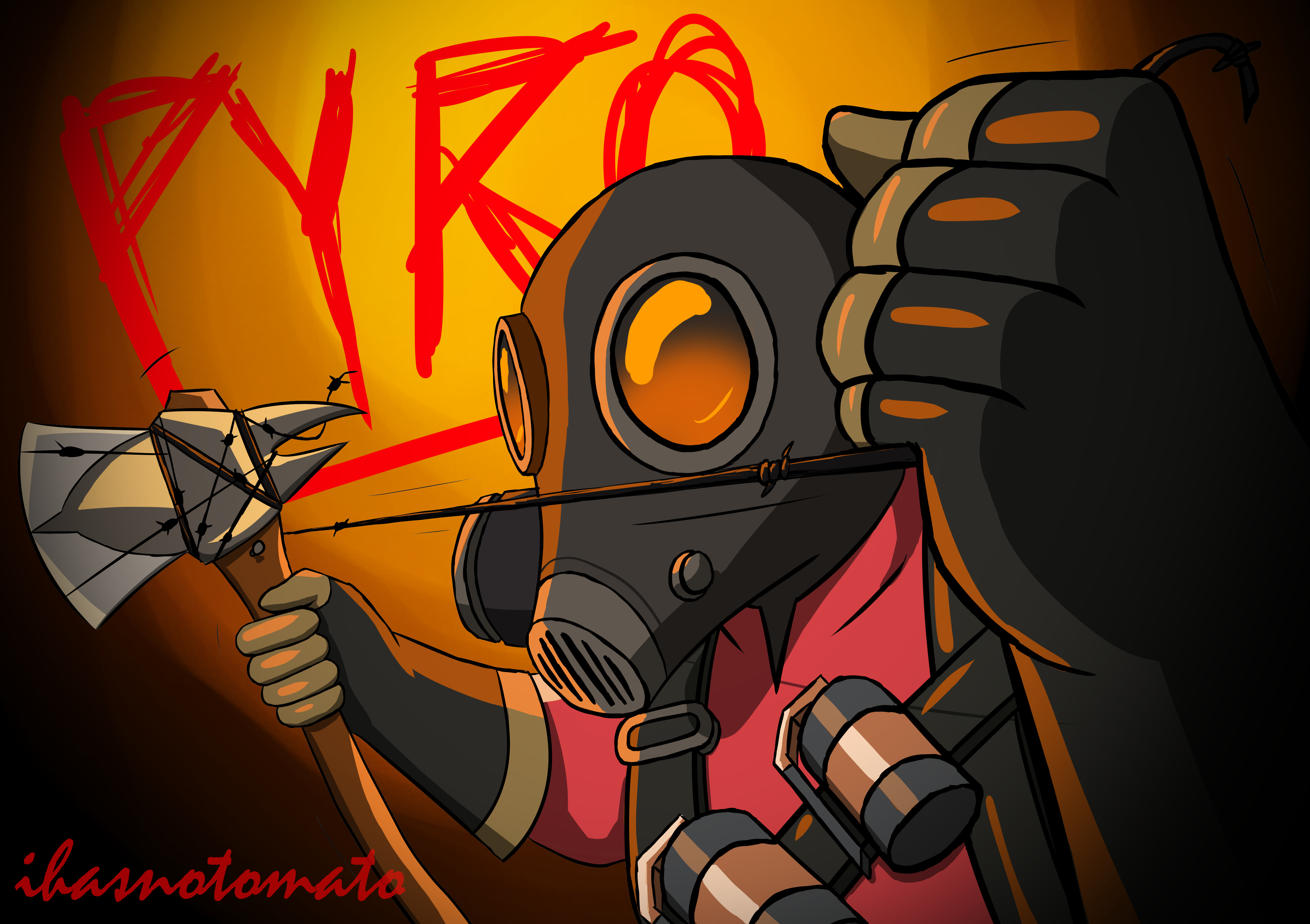 Tf2 Trans Pyro Team Fortress 2 Pyro Fan Art by ihasnotomato on DeviantArt