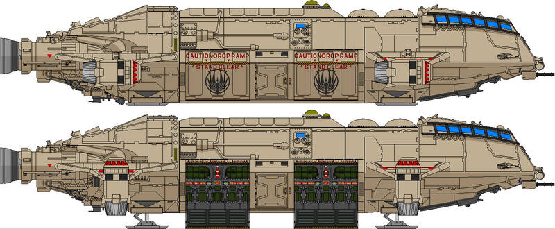 Meteor Class Dropship - First Cylon War