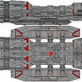 Battlestar Pegasus - Mercury Class (Uparmed)