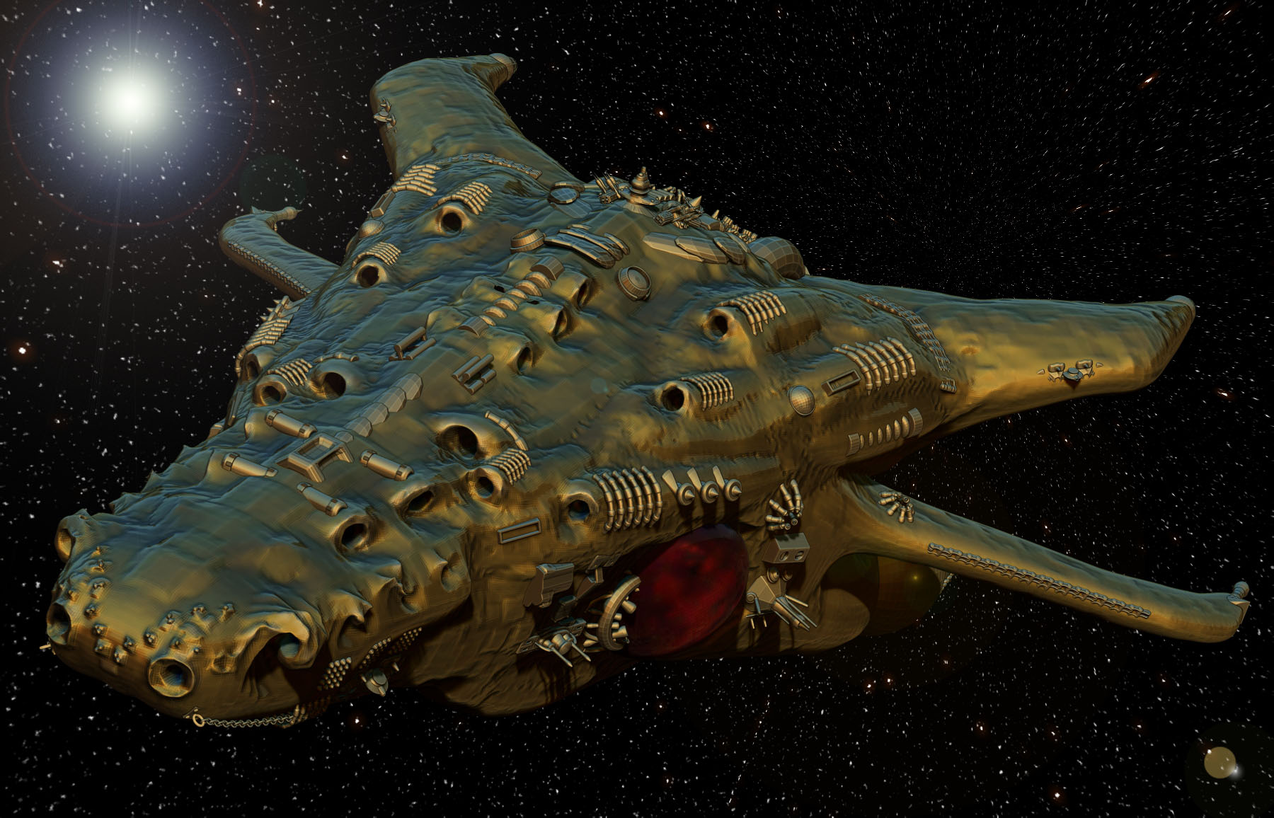 Type Augmented Organic Interstellar Recon Vessel