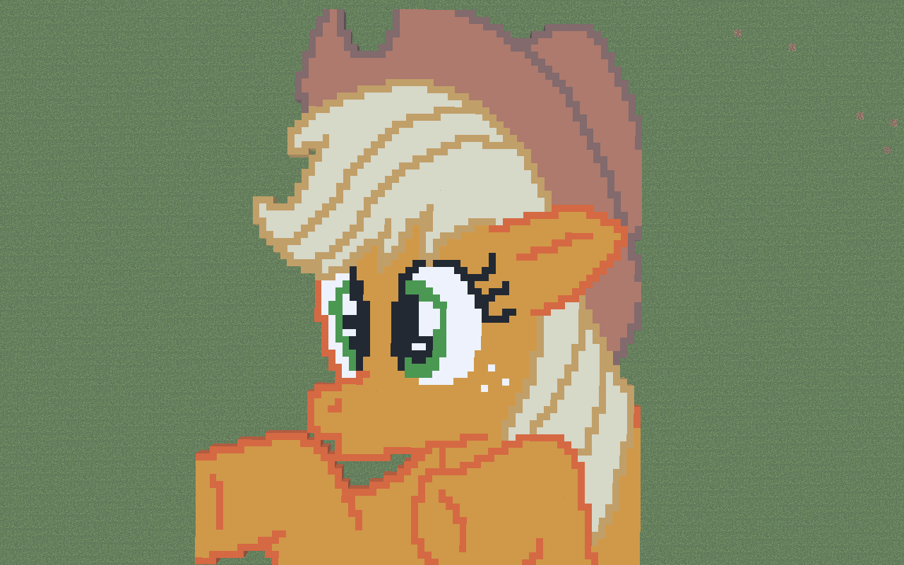 Applejack Minecraft Pixel Art