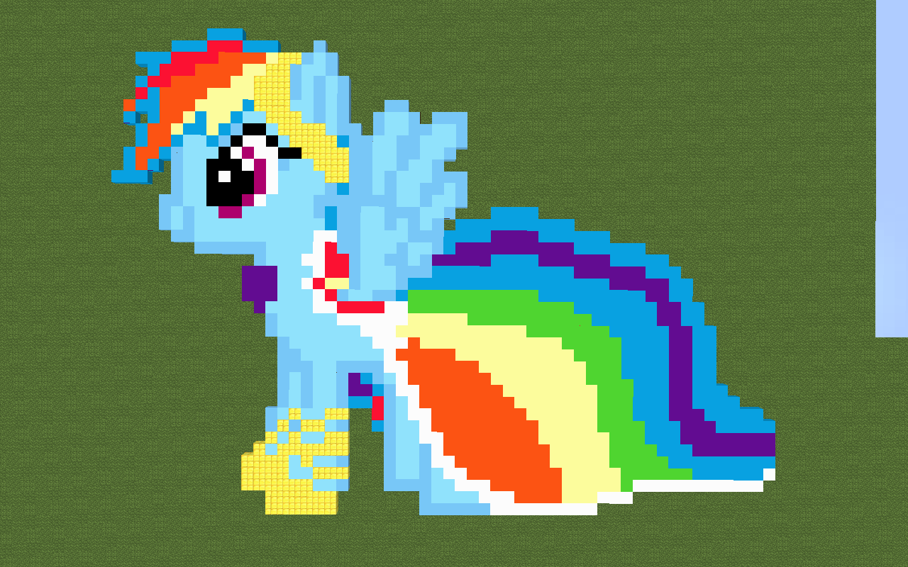 Rainbow Dash In Her Gala Dress Minecraft Pixel Art By Theburningfox On Deviantart Rainbow Dash In Her Gala Dress Minecraft Pixel Art By Theburningfox On Deviantart