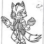 fox mccloud channel-lineart