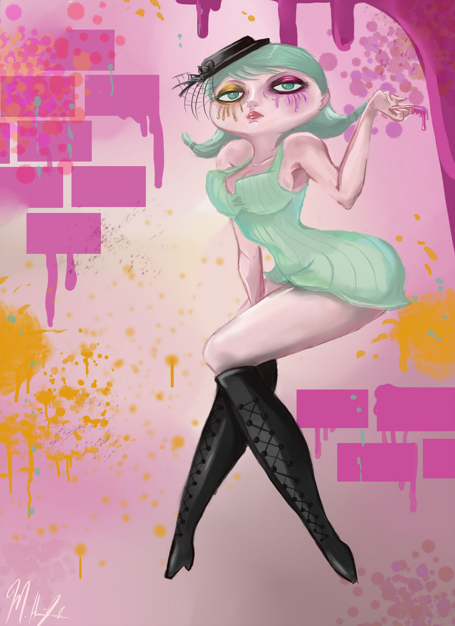 Studio Killers- Pin up Cherry by EmberLightSpirit on DeviantArt