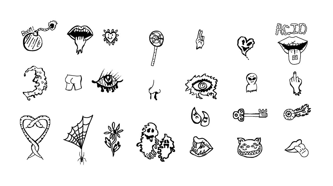 Flash Tattoo Sheet #4 by BleachedTongue on DeviantArt