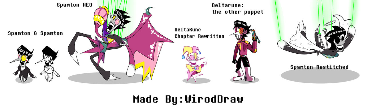 Spanton Layout spamton au by WirodDraw on DeviantArt
