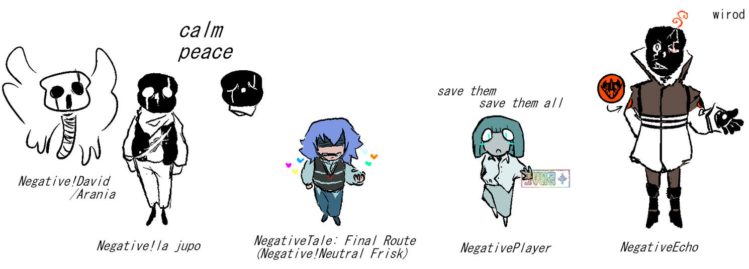 Negativetale Negativetale aus by WirodDraw on DeviantArt