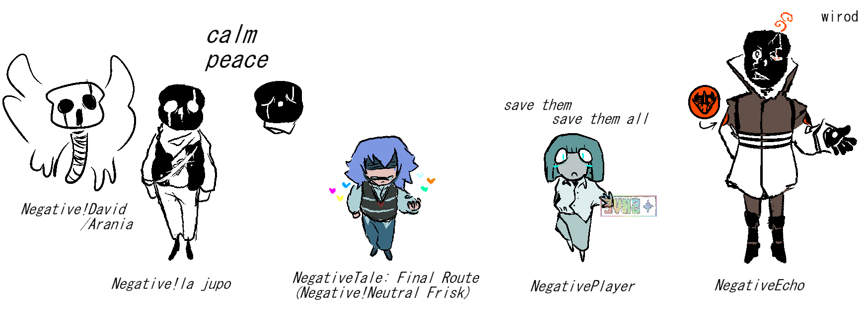 Negativetale Negativetale aus by WirodDraw on DeviantArt