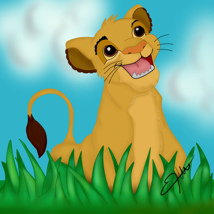 Simba (digital art)- Ximena Roldan by XimenaRoldan on DeviantArt