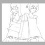 Lineart Aiko Y Akio