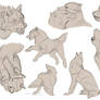 Wolves Sketches