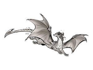 Flying Dragon OC - Commission