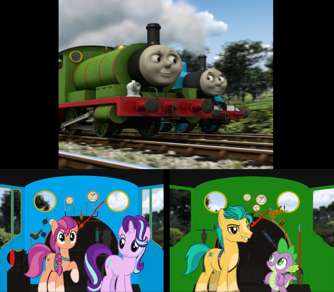 Mlp Engine Engines and Ponies on the run by TankEngine52 on DeviantArt