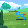 Running like a lion