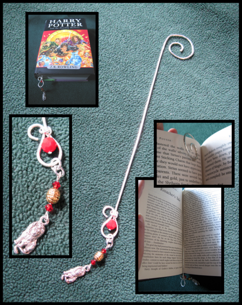 Silver Gryffindor Bookmark