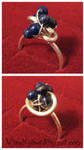 Silver and Lapis Lazuli Ring by WireMySoul