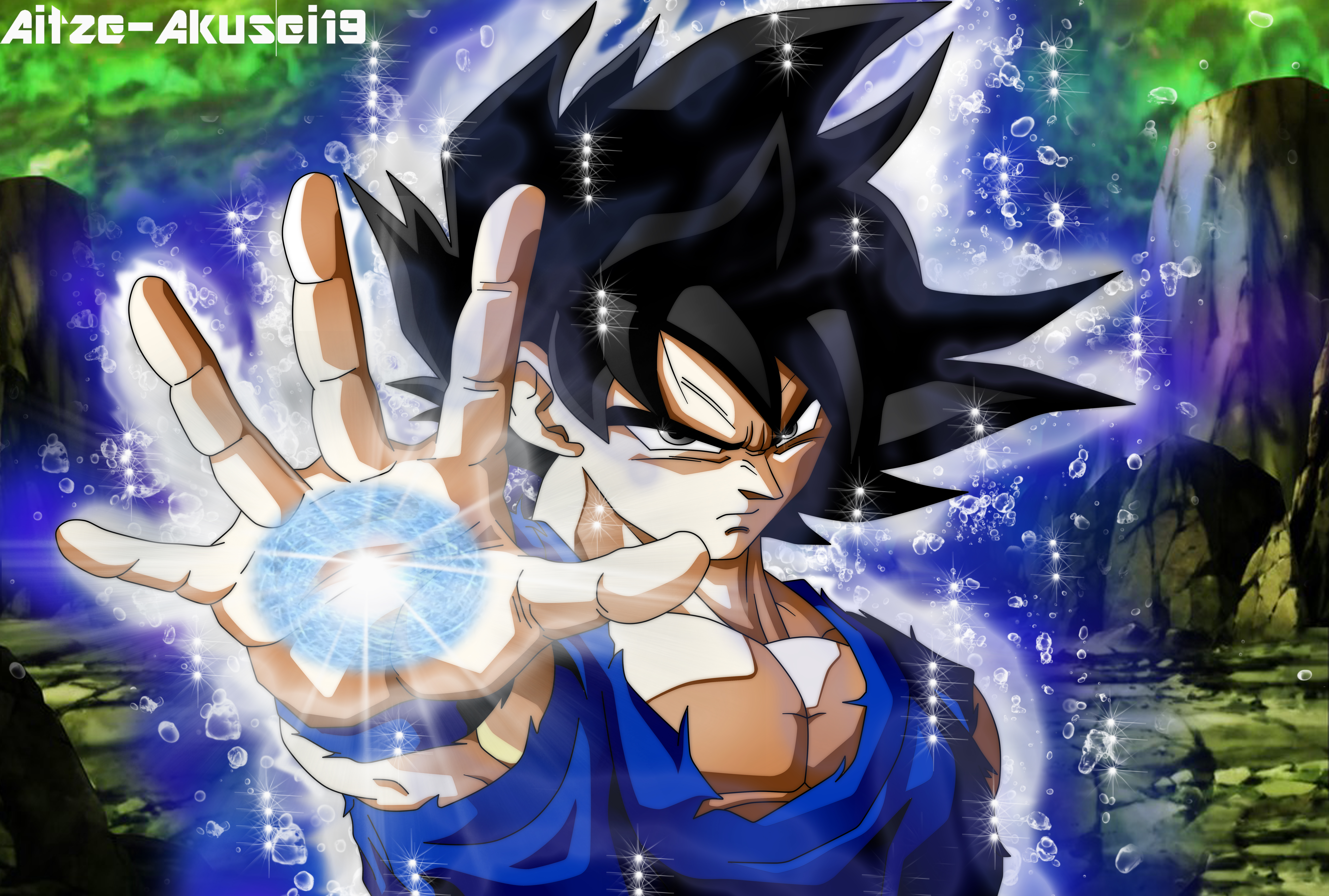 Goku Ultra Instinto by aitze-akusei19 on DeviantArt