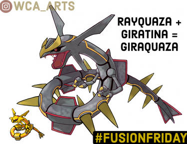 Giraquaza - Legendary Pokemon Fusion