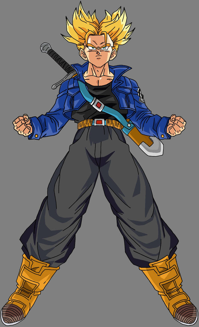 Trunks SSJ render by Killsito792 on DeviantArt