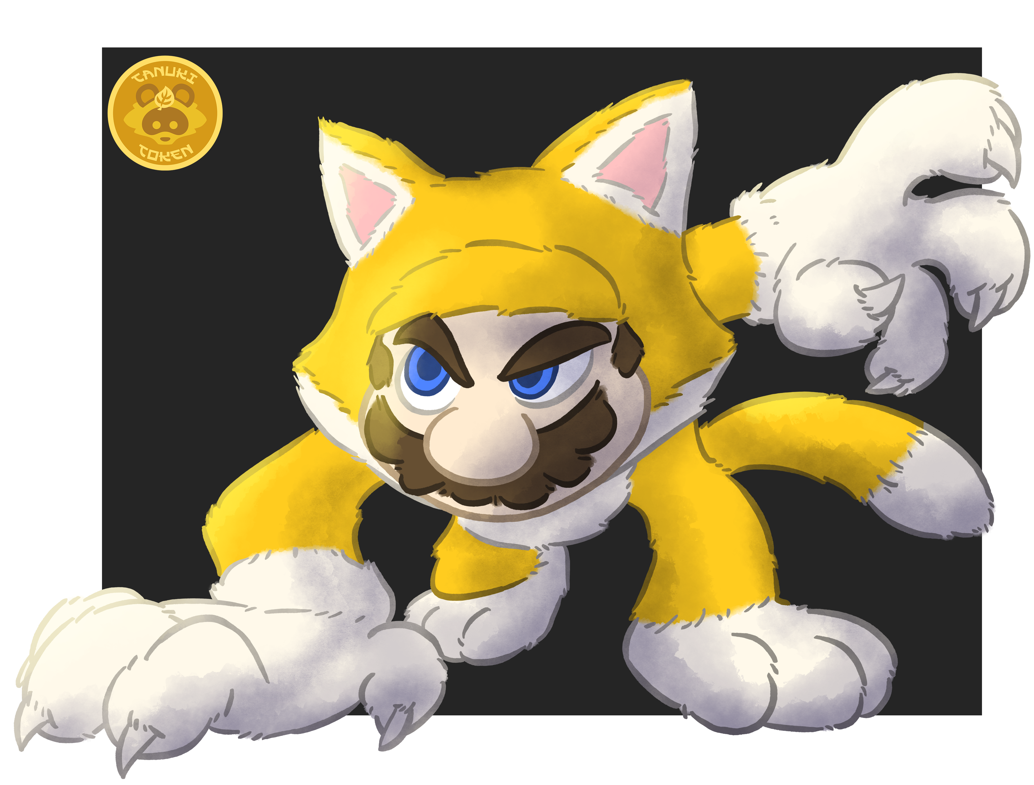 Cat Mario by TanukiToken on DeviantArt